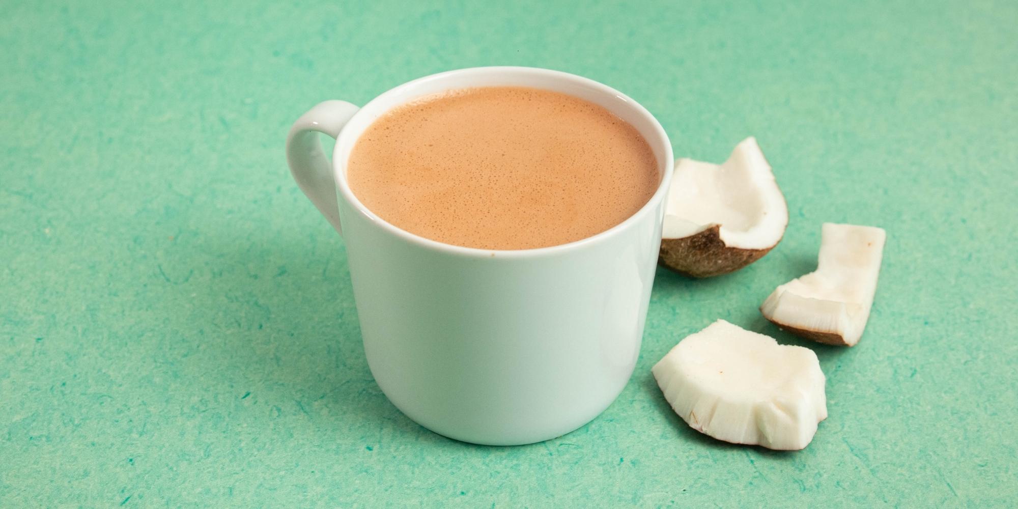 Coconut hot chocolate