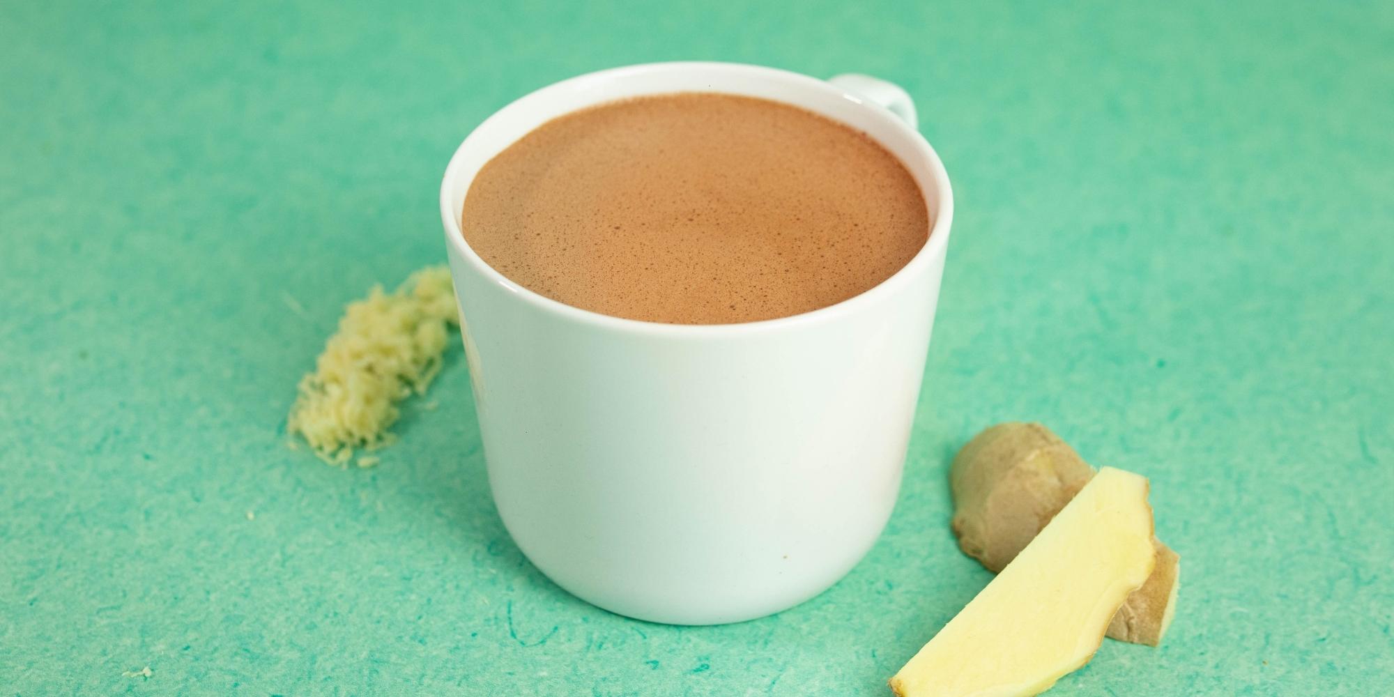 Ginger hot chocolate