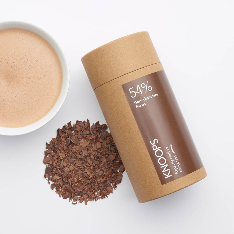 Dark hot chocolate flakes | 54% | Blend